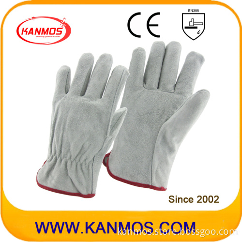 Cow Split Leather Personal Safety Driver Work Gloves (11204)